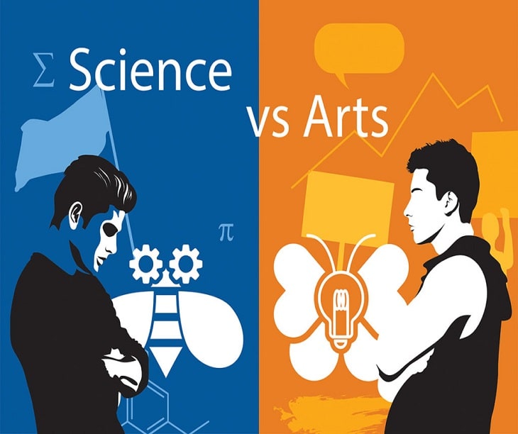 arts vs science image