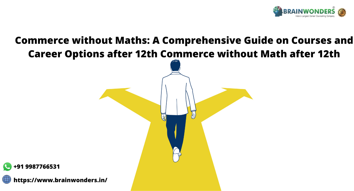 Career Options after 12th Commerce without maths