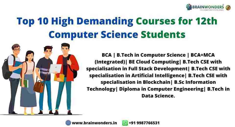 Top 10 High Demanding Courses for 12th Computer Science Students