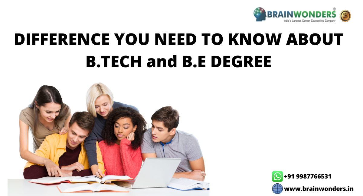 about B.tech and B.E Degree