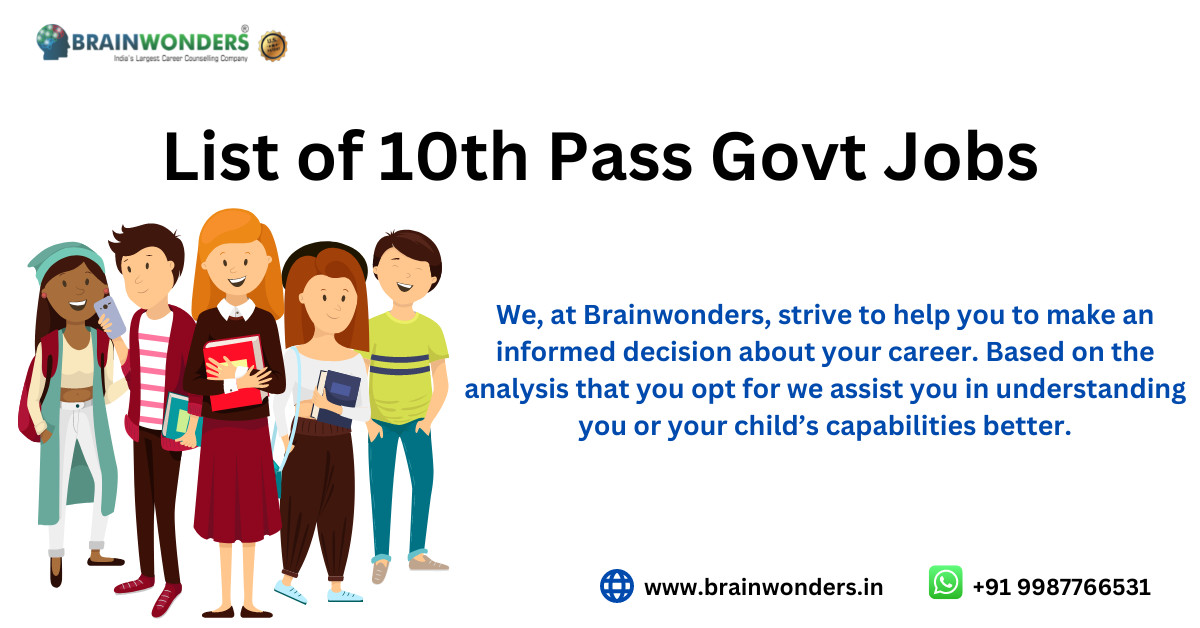 List of 10th Pass Govt Jobs