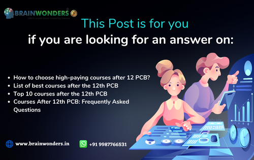 How to choose high-paying courses after 12 PCB?